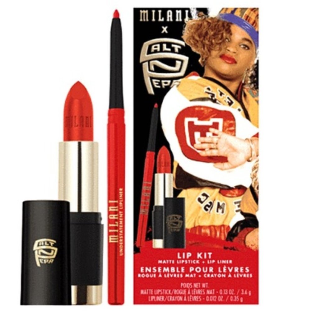 Milani Salt-N-Pepa Lip Kit Matte Lipstick + Liner